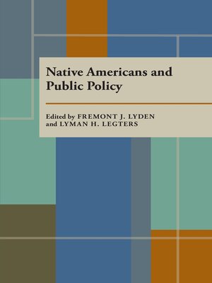 cover image of Native Americans and Public Policy
